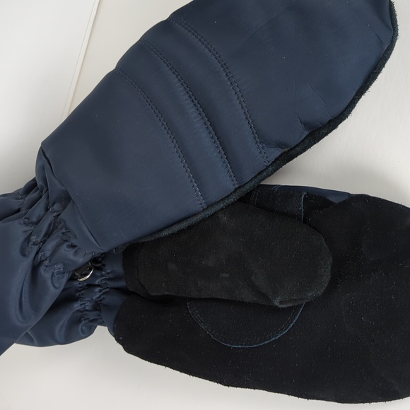 VINTAGE Saranac Men's Large Nylon Suede Thinsulate Mitten Gloves - Picture 6 of 7